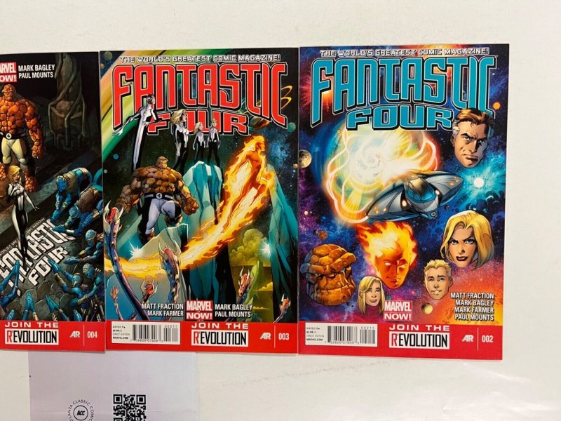 4 Fantastic Four Marvel Comic Books # 2 2 3 4 Hulk Defenders Thor Hulk 107 JS44