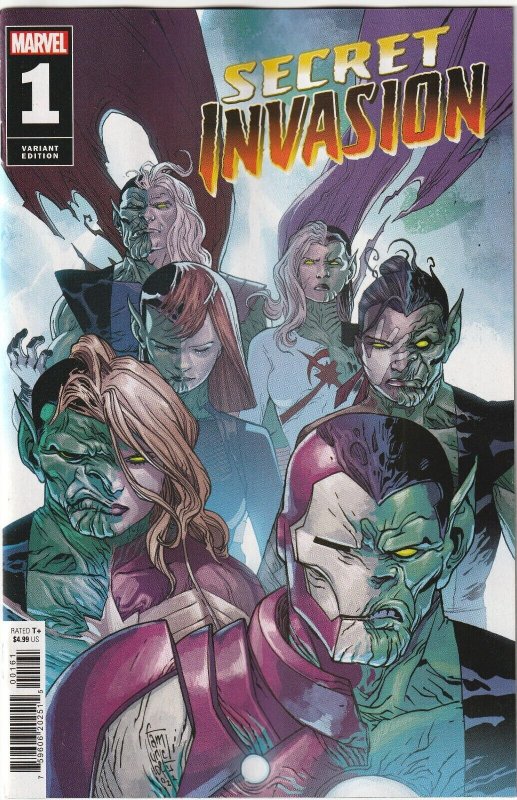 Secret Invasion # 1 Of 5 Variant 1:25 Cover NM Marvel 2022 [F1]