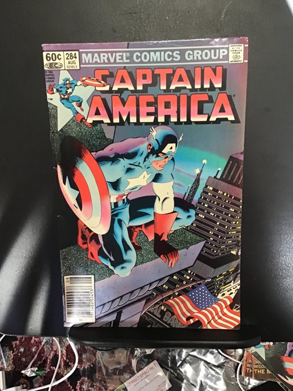 Captain America #284 (1983). High-grade nomad, Annette fury Key! VF/NM Wow!