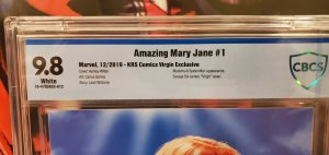 Amazing Mary Jane 1 CBCS 9.8 KRS Virgin Variant