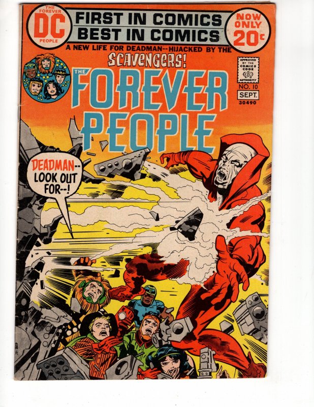 The Forever People #10 Deadman Appearance Jack Kirby Story & Art