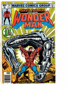 Marvel Premiere # 55 FN/VF Comic Book Feat. Wonder Man Avengers Hulk Thor GM10