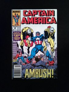 Captain America #346  MARVEL Comics 1988 VF+ NEWSSTAND