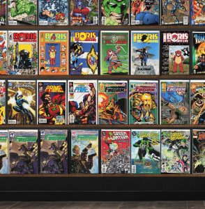 Huge Lot 150+ Comics with Green Lantern, Captain America, Firearm & More!