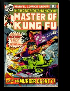10 Master of Kung Fu Marvel Comics # 28 32 37 38 39 40 41 42 43 44  WS6