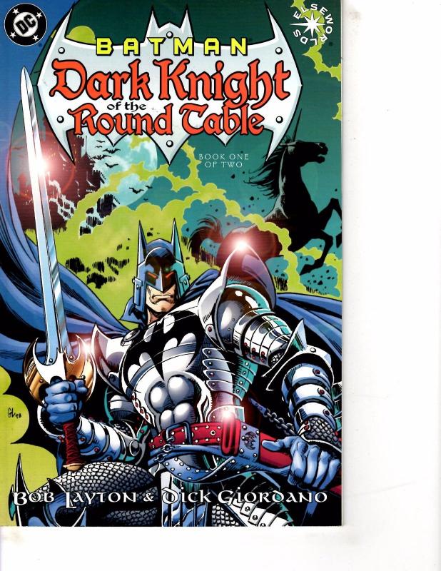 Lot Of 2 DC Comic Books Batman Dark Knight Round Table and Special #1 MS20