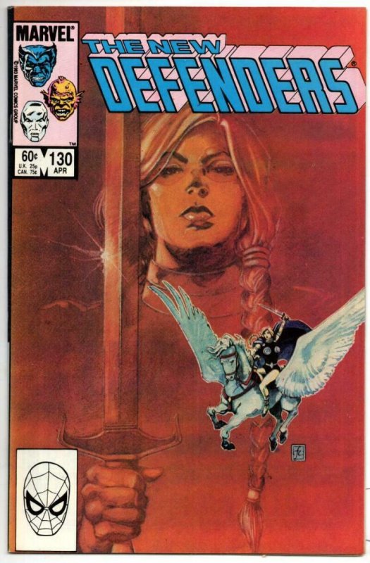 DEFENDERS #130, NM-, Valkyrie, Gargoyle, Beast, 1972 1984, Marvel