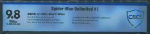 Spiderman Unlimited #1  /  CBCS 9.8 NM-MT  /   2017
