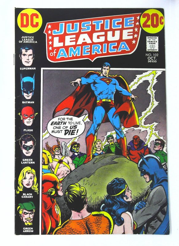 Justice League of America (1960 series) #102, Fine+ (Actual scan)