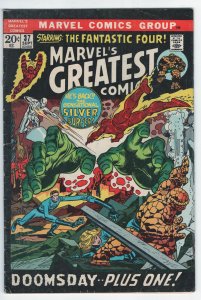 MARVEL GREATEST COMICS #37 - 4.0 - OW-W - FF - Silver Surfer -Galactus