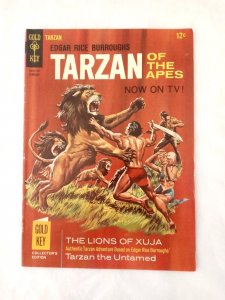 Vtg Tarzan of the Apes #164 Gold Key COMICS 1967 Silver Age FN 