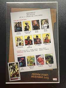 MARVEL ZOMBIES BLACK WHITE BLOOD #1 (2023) 1:25 Albuquerque Var VF+ PROSHIPPER