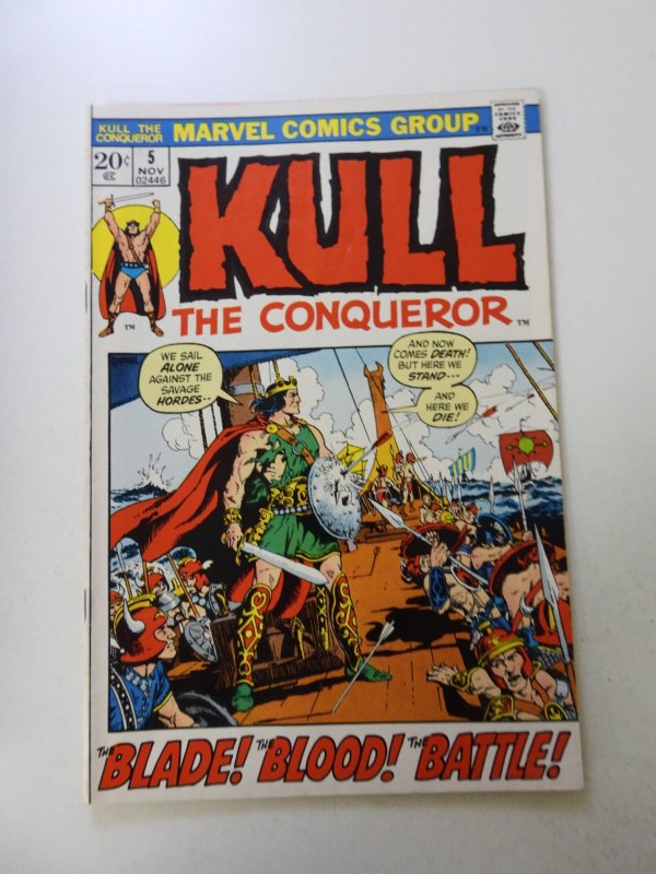 Kull the Conqueror #5 (1972) FN+ condition
