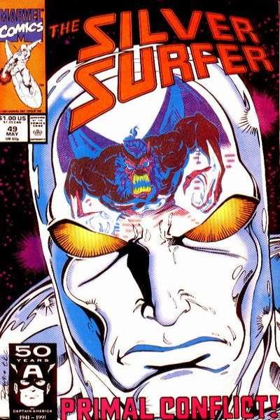 Silver Surfer (1987 series) #49, NM (Stock photo)