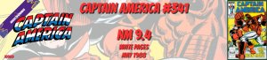 Captain America 341 NM 9.4 Marvel 1988