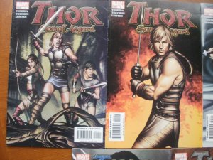 9 Marvel THOR: SON OF ASGARD Comic #1 2 3 4 5 6 7 8 9 (2004) COMPLETE SET