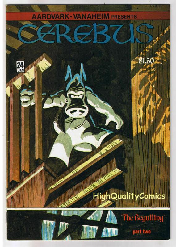 CEREBUS the AARDVARK 24, VF/NM, Dave Sim, Swamp, 1977, more in store