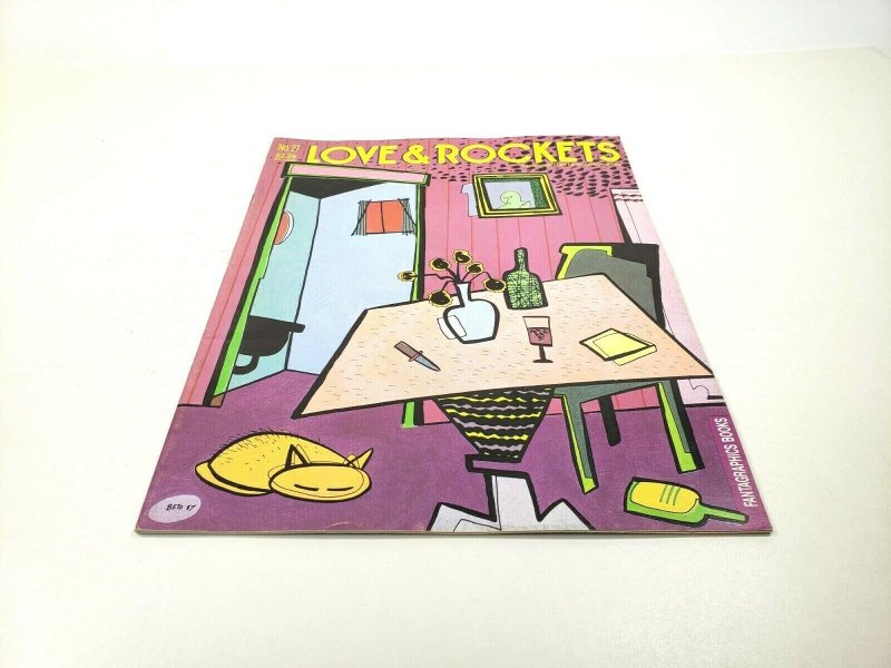 LOVE and ROCKETS No. 27 Fantagraphics 1st Printing 1988 Adult Comic Magazine