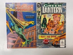 2 DC comic book Martian Manhunter #1 Green Lantern #10 68 KM8