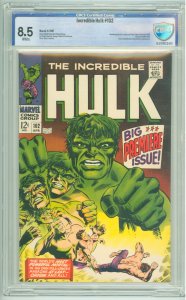 The Incredible Hulk #102 (1968) CBCS 8.5! White Pages!