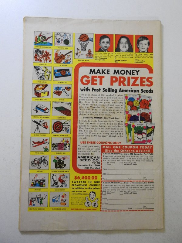 Sub-Mariner #61 (1973) VG- Condition ink fc, stains front/back cover