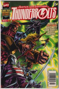 Thunderbolts #1 (1997) Thunderbolts [Key Issue] NEWSSTAND EDITION