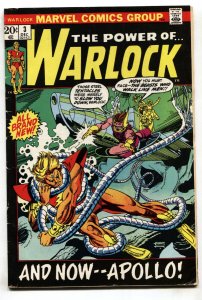 WARLOCK #3--Marvel--First appearance of TRIAX -- comic book--1972