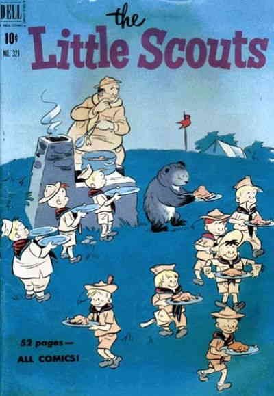 Four Color Comics (2nd Series) #321 FAIR ; Dell | low grade comic Little Scouts