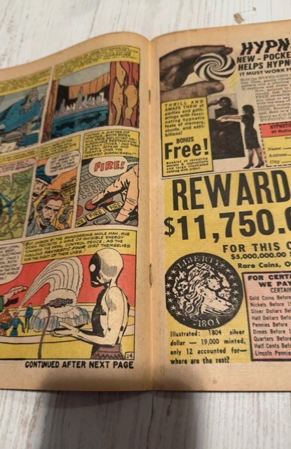 Fantastic Four #22 (1964)the mole man attacks