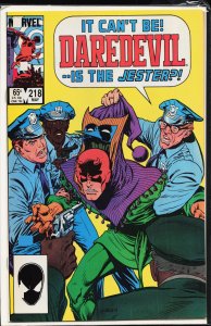 Daredevil #218 (1985) Daredevil