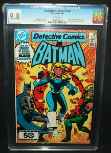 Detective Comics #554 - Black Canary Dons New Costume - CGC Grade 9.8 - 1985