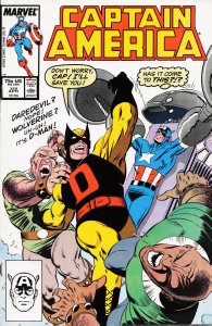 Captain America #328 (1987) Captain America [Key Issue]