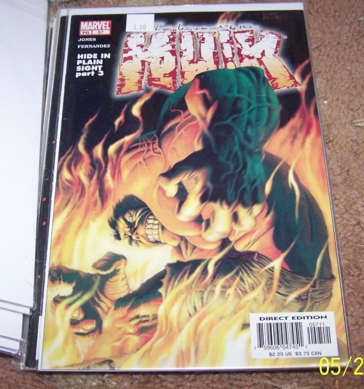 Incredible Hulk comic # 57 (Sep 2003, Marvel) absorbing man