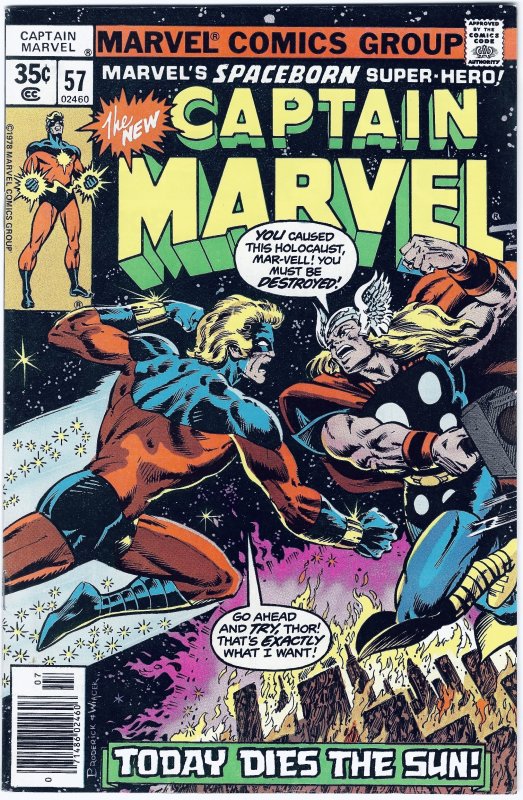 Captain Marvel #57 (1978) VF+