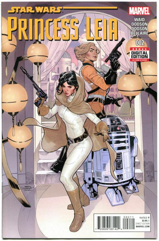 STAR WARS PRINCESS LEIA #2, VF+, Luke Skywalker, Dodson, 2015, more SW in store