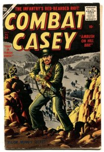 Combat Casey #34 1957- Atlas War comic- Final issue VG-