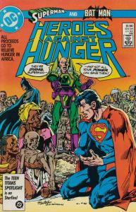 Heroes Against Hunger #1 VG ; DC | low grade comic Neal Adams Superman Batman