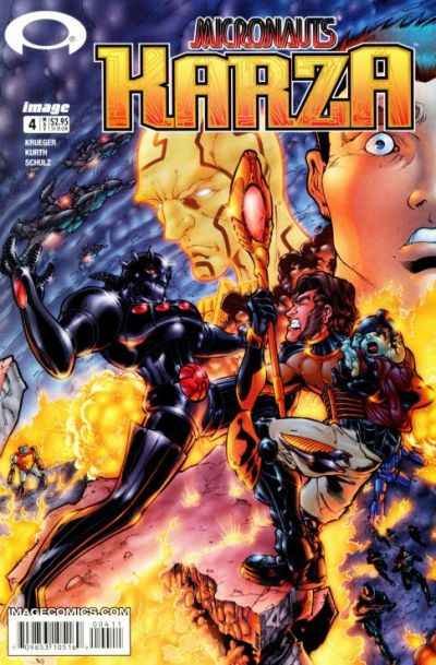 Micronauts: Karza #4, NM + (Stock photo)