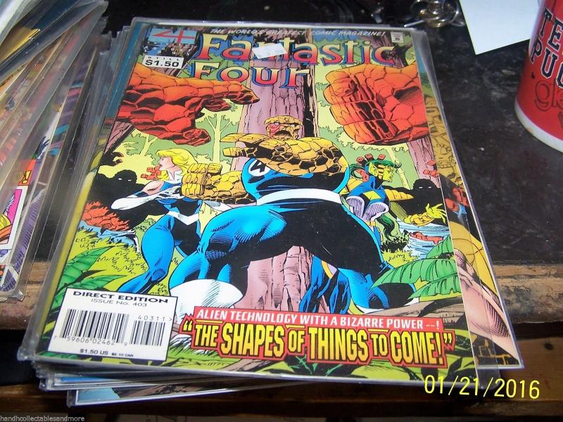 FANTASTIC FOUR #403    1995 Marvel  + things to come ANTMAN LIJA BEN GRIMM