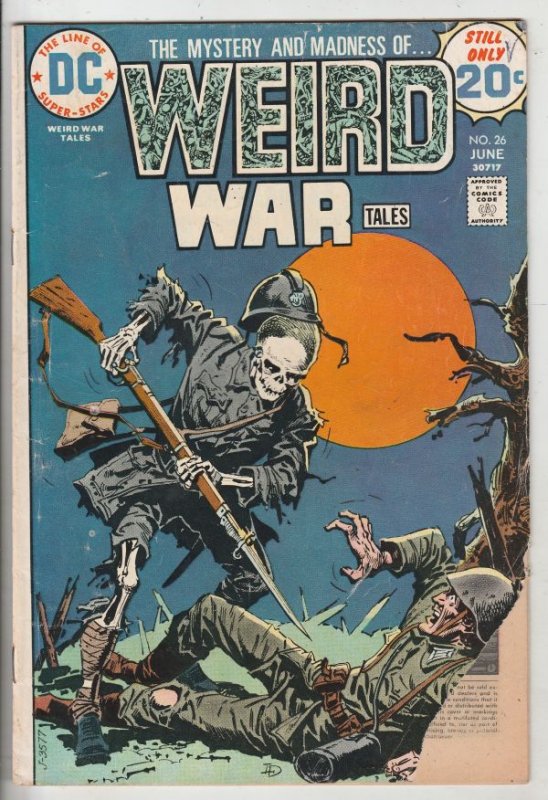 Weird War Tales #26 (Jun-74) GD Affordable-Grade 