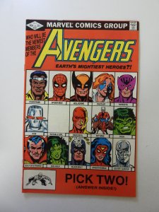 The Avengers #221 (1982) VF- condition