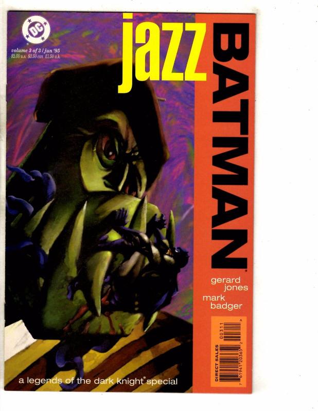 Batman JAZZ Complete DC Comics Limited Series # 1 2 3 Gotham Robin Joker CR1