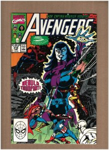 Avengers #318 Marvel Comics 1990 Captain America Nebula & Spider-man FN/VF 7.0