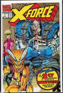 X-Force #1 Second Print Cover (1991) X-Force