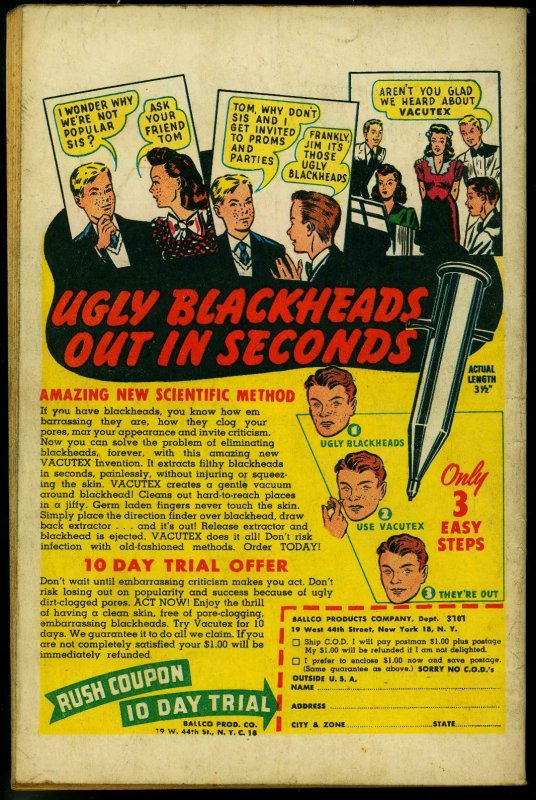 TIP TOP COMICS #132 1947-SURF BOARD-CARD GAME COVER- VG/FN