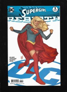 SUPERGIRL REBIRTH #1 - ADAM HUGHES COVER! - (9.2) 2016