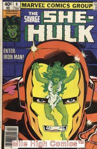 SHE-HULK  (1980 Series)  (SAVAGE SHE-HULK) (MARVEL) #6 NEWSSTAND Good