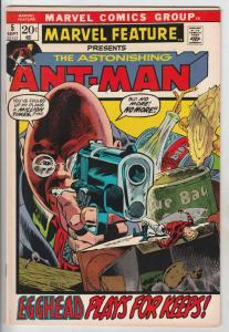 Marvel Feature presents Ant-Man, The Astonishing #5 (Sep-72) VF/NM- High-Grad...