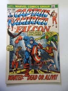 Captain America #154 (1972) FN Condition