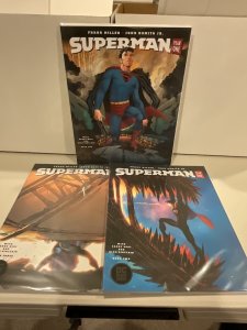 Superman: Year One Complete Set 1,2,3  Black Label Prestige Plus Format!